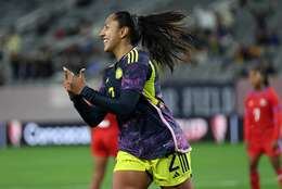 Colombia le dio una paliza a Panamá en su estreno en la Copa Oro femenina