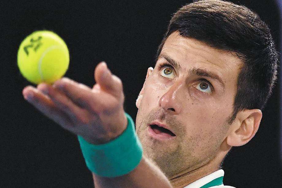 Novak Djokovic no podrá defender el título del Abierto de Australia. / AFP