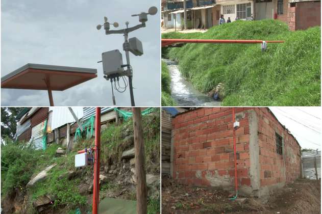 Soacha instaló sensores para detectar riesgos de inundación, derrumbes e incendios forestales