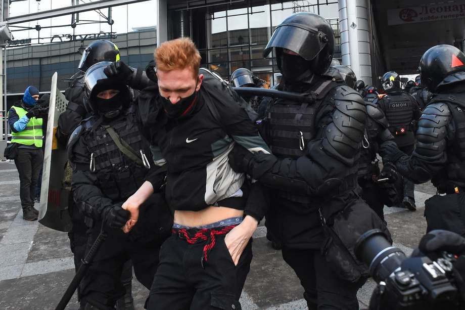 Durante los últimos días se han presentado masivas manifestaciones que ha sido reprimidas por la policía rusa. 