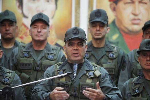 Vladimir Padrino López, comandante de la Fuerza Armada Nacional Bolivariana (FANB) de Venezuela. / AFP