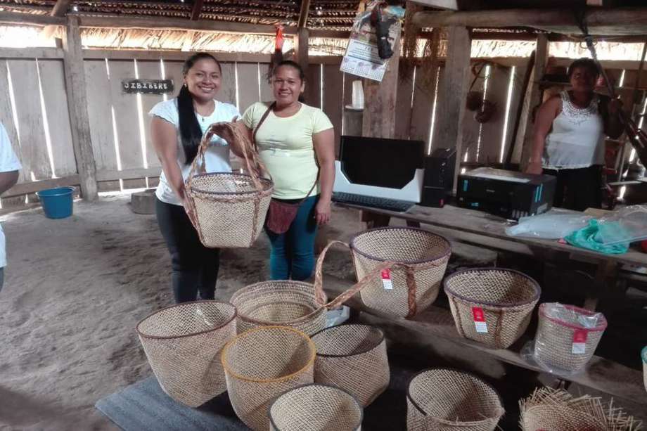 El Canasto de la Abundancia es uno de los proyecto liderados por mujeres indígenas murui en Solano, Caquetá.