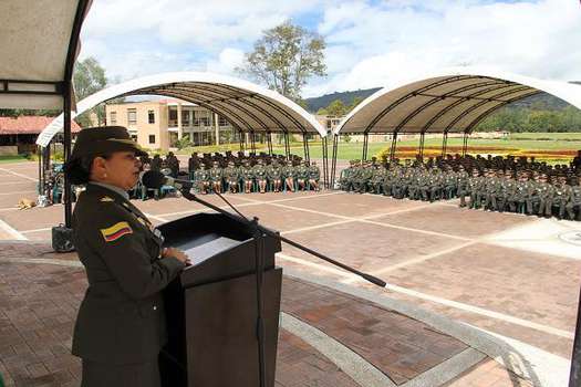La coronel Olga Patricia Salazar Sánchez es oriunda de Boyacá y tiene 25 años de servicio.