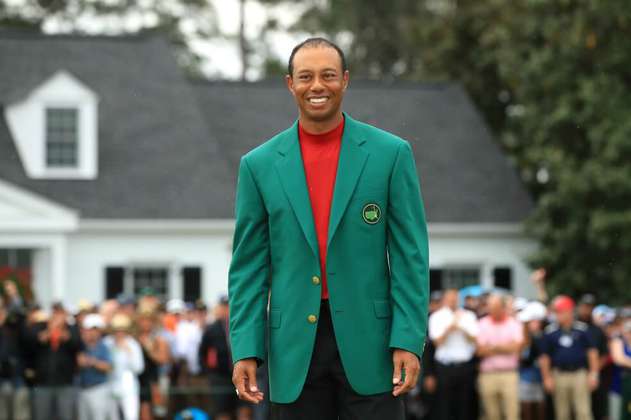 Tiger Woods, sexto del mundo tras ganar el Masters de Augusta