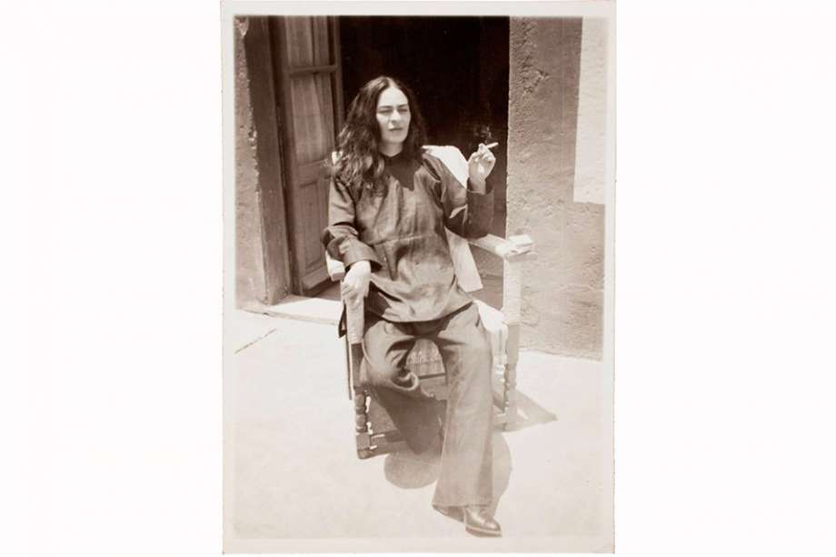 Frida Kahlo después de una operación, 1946.