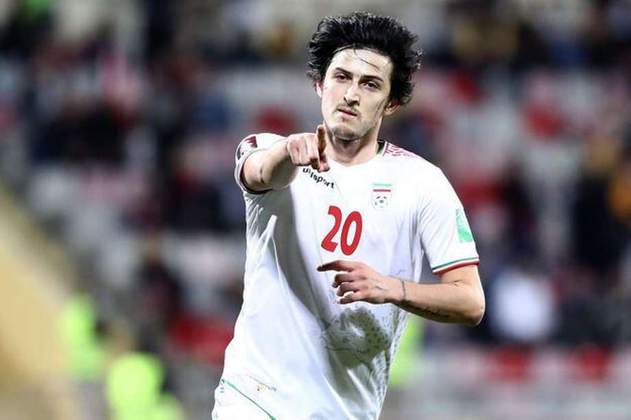 Sardar Azmoun es uno de los 26 convocados para presentar a Irán en el Mundial de Catar.