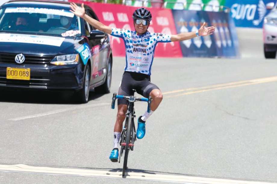 Pira ganó la etapa reina de la Vuelta a Colombia. / Eder Garcés