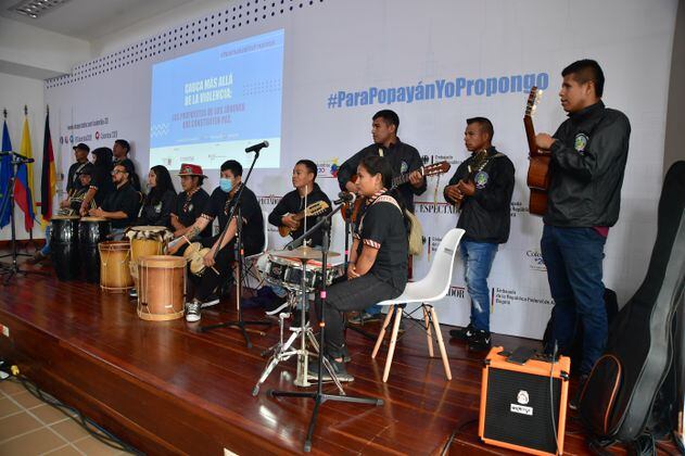 (Video) La orquesta indígena nasa que resiste en el norte del Cauca