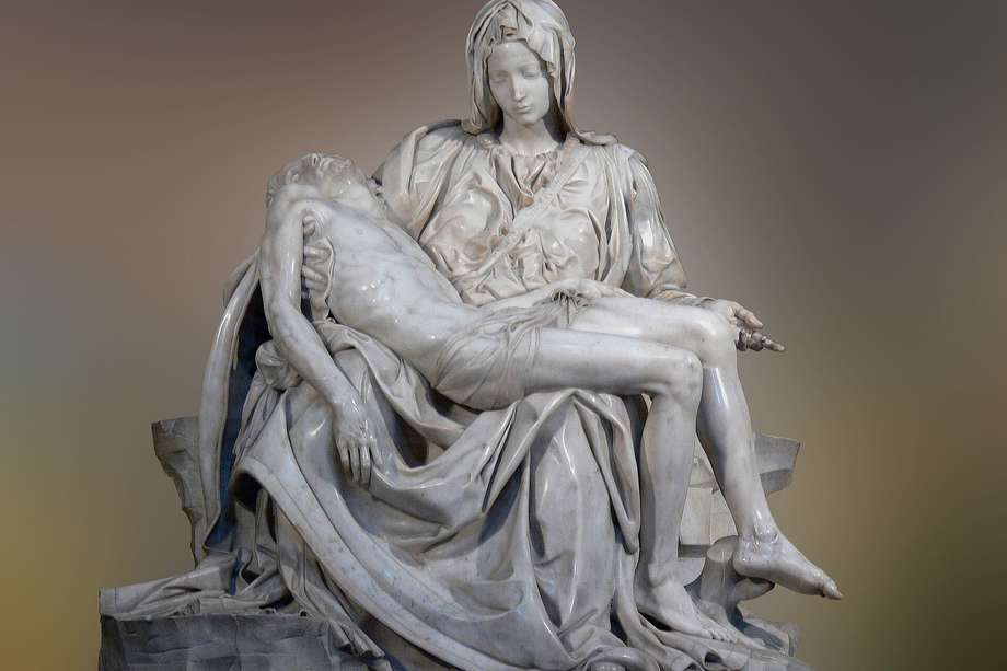 La Madonna della Pietà es un conjunto escultórico creado por Miguel Ángel, que se encuentra en El Vaticano.