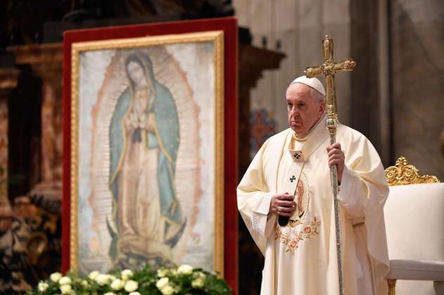 Así celebró el papa Francisco la fiesta de la Virgen de Guadalupe 