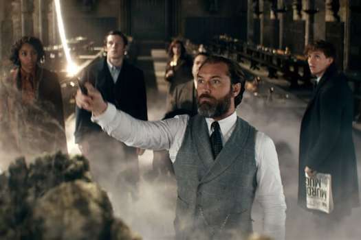 Una escena de la película "Animales fantásticos: los secretos de Dumbledore”.