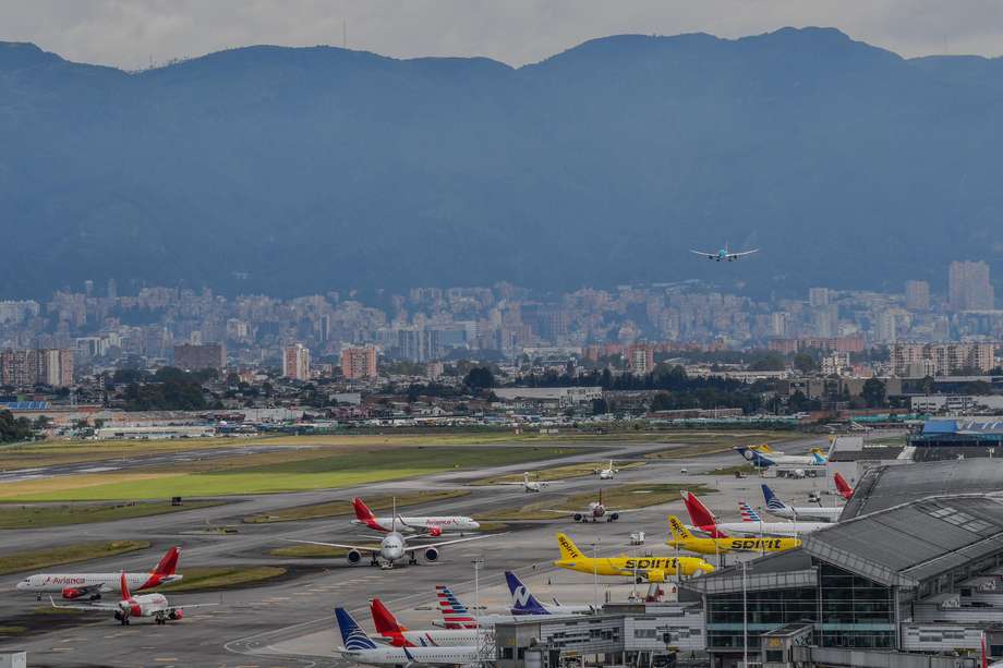 El aeropuerto El Dorado, de Bogotá.