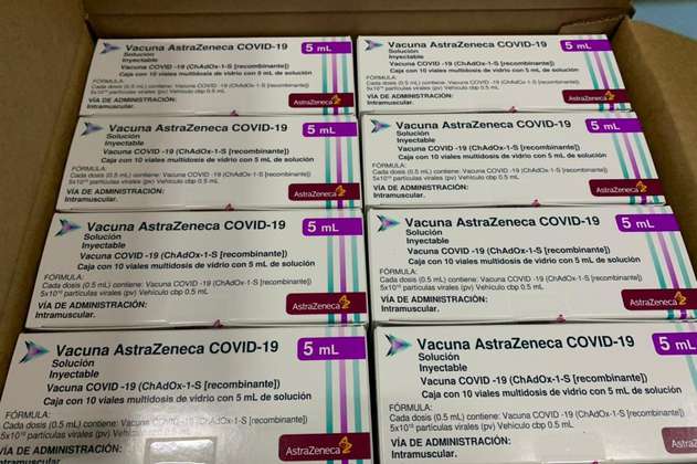 Colombia recibió lote de 163.200 vacunas de AstraZeneca contra el COVID-19