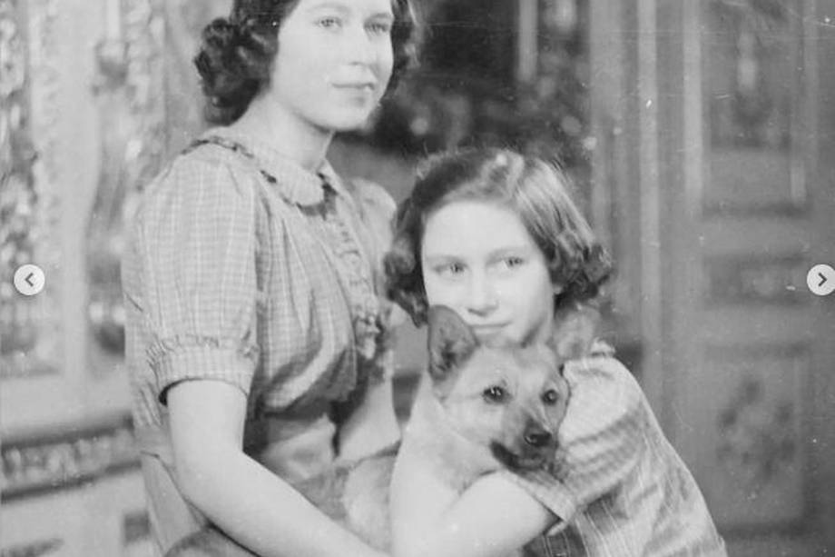 Desde pequeña, la reina estuvo rodeada de perros.