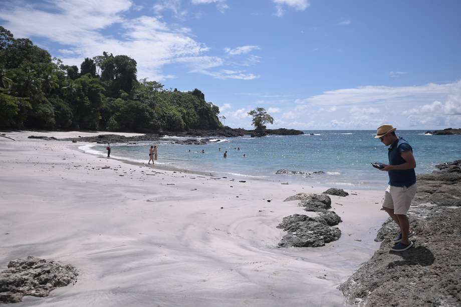Playa que hace parte del Parque Nacional Natural Ensenada de Utría, ubicado en Nuquí, Chocó.