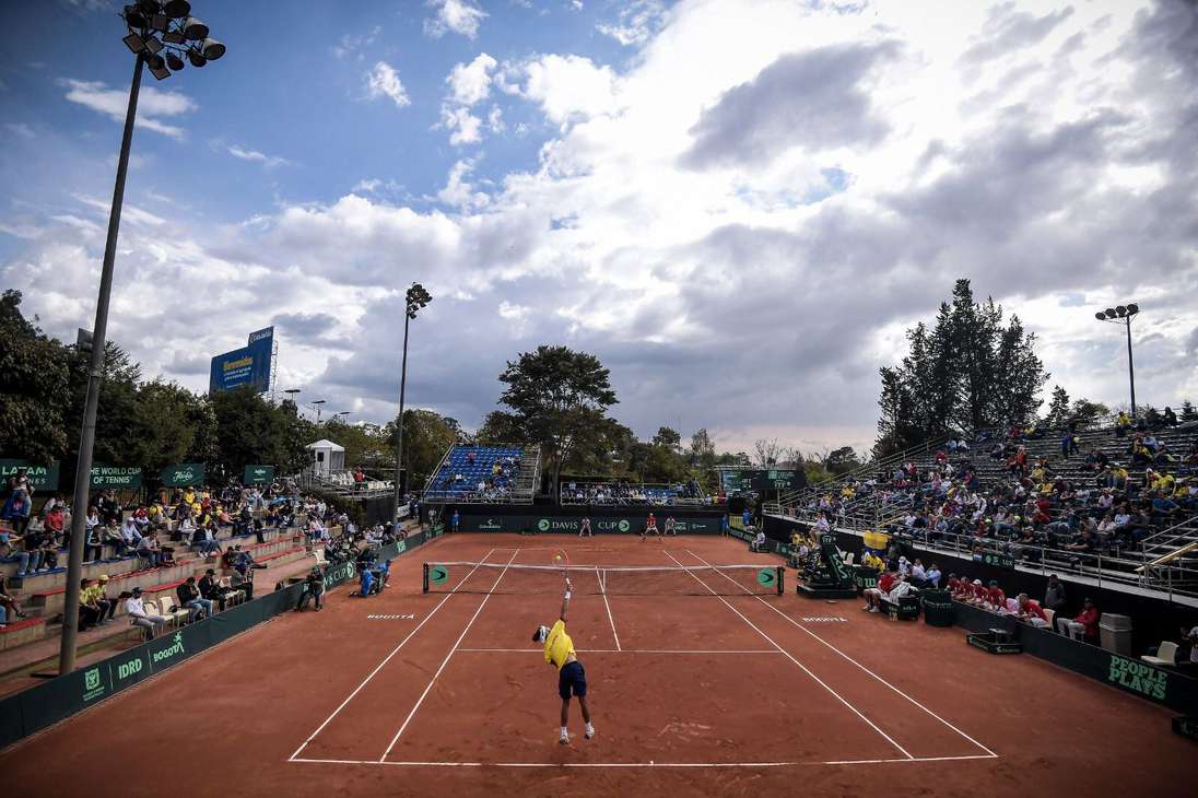 El Club Bellavista fue el escenario elegido para los cinco partidos por los Play-offs del World Grupo I de la Copa Davis.