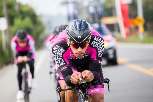 Sebastián Molano, uno de los mejores embaladores del ciclismo colombiano.  / Manzana Postobón