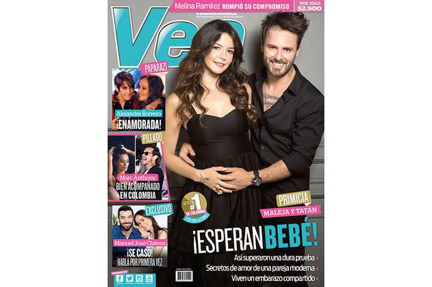 Maleja Restrepo y Tatán Mejía esperan su segundo bebé