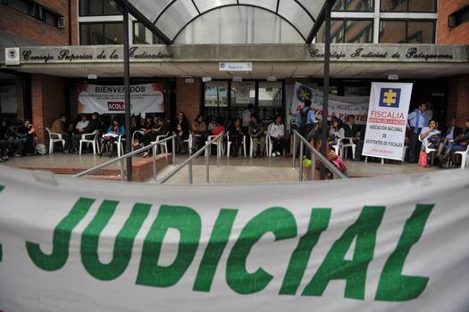 El sindicato de trabajadores de la Rama Judicial pide mejores salarios. / Andrés Torres-El Espectador