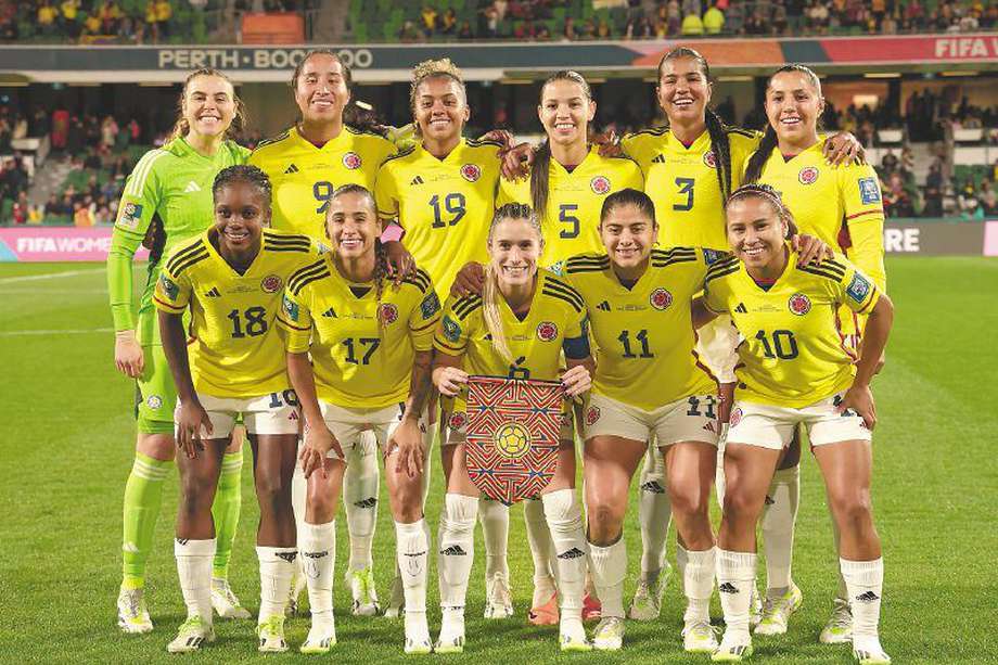 La selección femenina colombiana en el Mundial de Australia y Nueva Zelanda 2023.