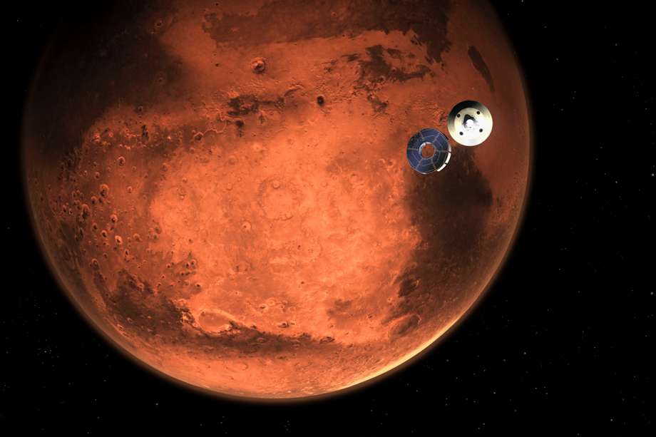 La sonda llegó al planeta rojo el 18 de febrero.