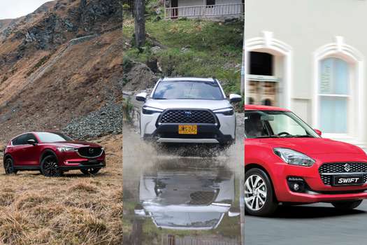 Mazda CX-30, Toyota Corolla Cross y Suzuki Swift, tres de los híbridos más vendidos en Colombia.
