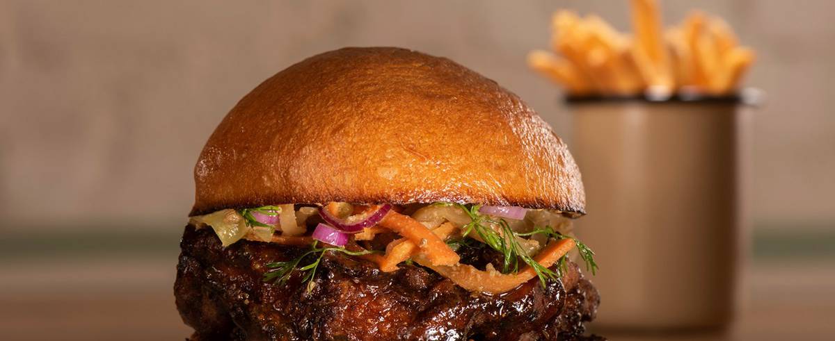La carne de tipo wagyu hace que cualquier hamburguesa sea prácticamente irresistible.