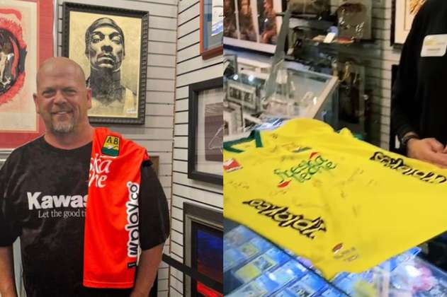 “No lo sé, Rick”: venden camiseta del Bucaramanga en “El precio de la Historia”