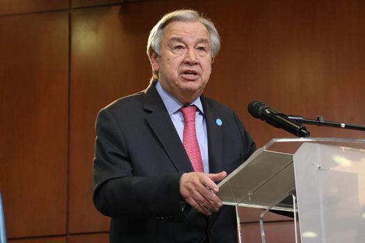 António Guterres, secretario general de la ONU, fue uno de los principales invitados internacionales a los eventos conmemorativos de los cinco años del Acuerdo de paz en Colombia.
