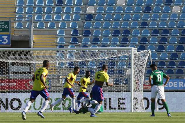 Colombia alcanzó su primer triunfo en el Suramericano Sub-20