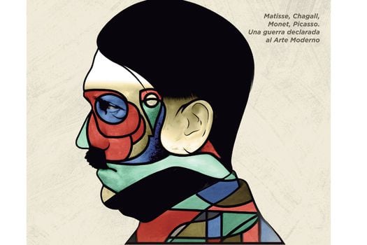 Imagen del póster oficial de "Hitler vs Picasso".  / Cortesía 