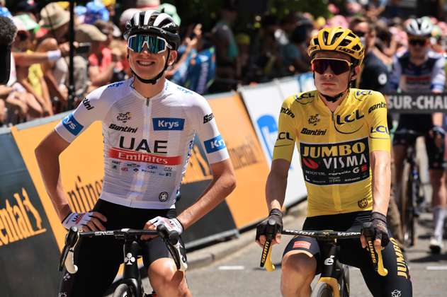 Así va el Tour de Francia: Pogacar le descontó tiempo a Vingegaard en la general