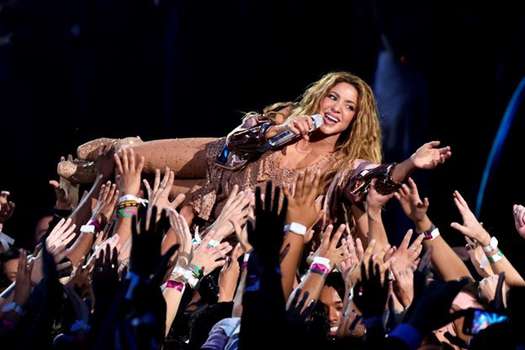 La cantante colombiana Shakira se presentó el pasado 12 de septiembre en el escenario durante los MTV Video Music Awards en el Prudential Center en Newark, Nueva Jersey.