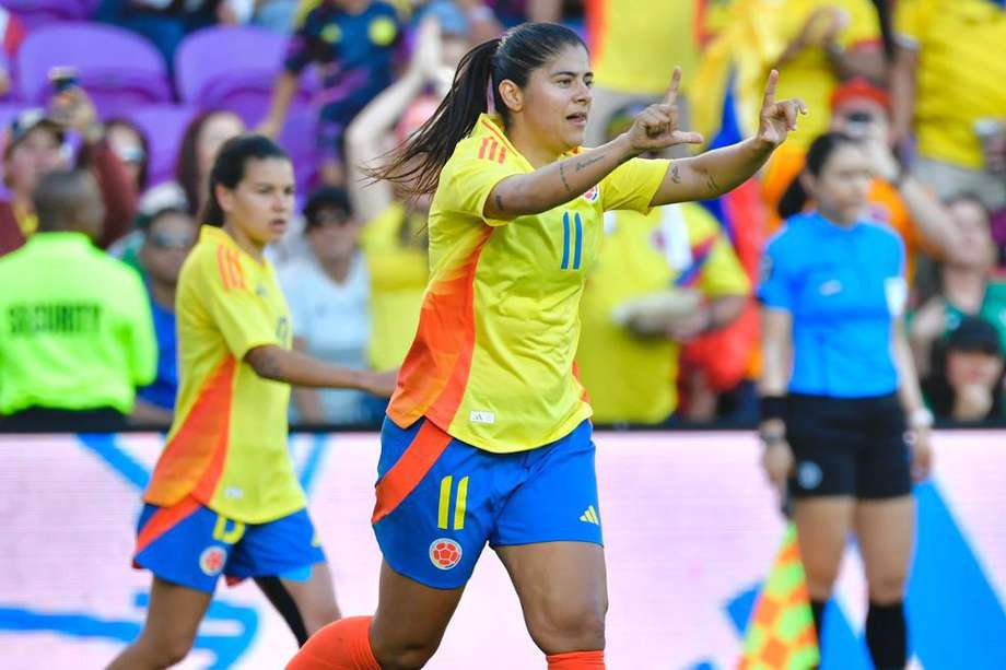 Catalina Usme marcó en la victoria (1-0) de Colombia sobre México el pasado sábado.