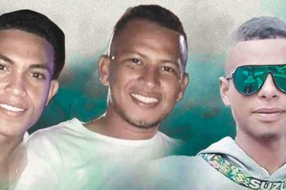 Las víctimas: Jesús Díaz, Carlos Ibáñez y José Carlos Arévalo, cuyas edades oscilaban entre los 18 y 26 años. / Cortesía