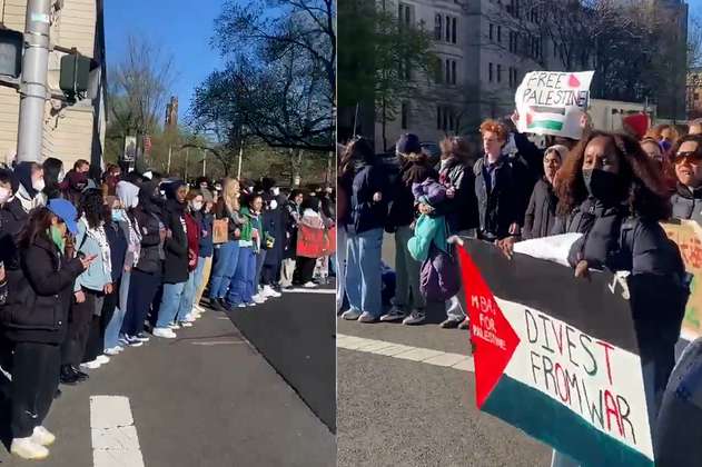 Arrestan a 47 personas por protestar en pro de Palestina en la Universidad de Yale