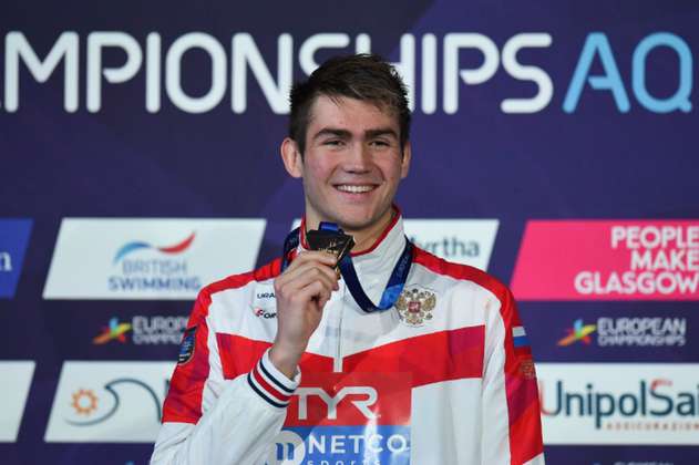 El ruso Kliment Kolesnikov batió récord del mundo de los 50 metros espalda
