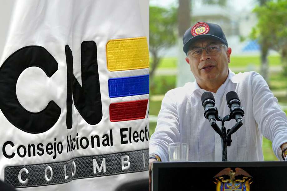 El presidente Gustavo Petro calificó la ponencia que formularía cargos contra su campaña presidencial en el Consejo Nacional Electoral como un "golpe de Estado".