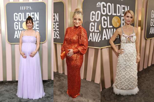 Golden Globes: Estas son las embarazadas que deslumbraron en la alfombra roja