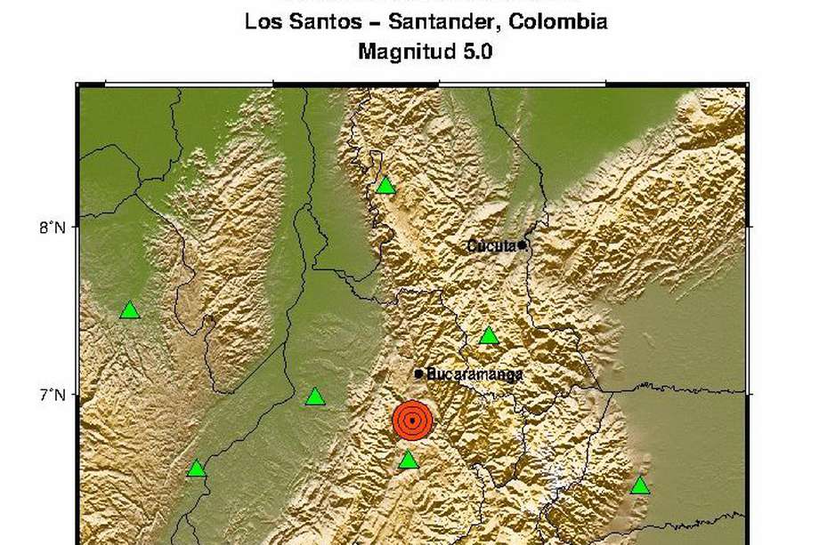 El sismo se registró a las 6:32 p.m. de este miércoles 16 de diciembre.