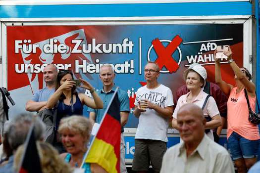 La fuerza de la extrema derecha en la Alemania del Este