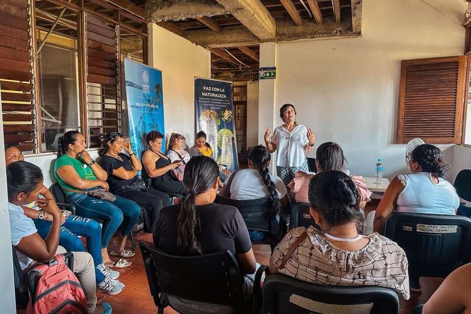 Taller para mujeres sobre técnicas de restauración en el Guaviare.