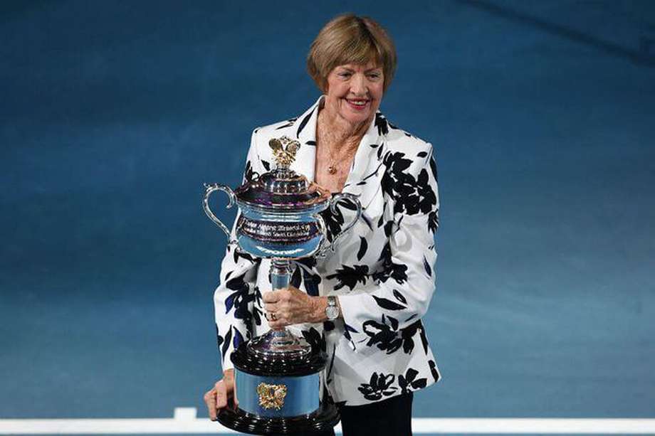 Court, de 78 años, ganadora de 24 títulos de Grand Slam. / AFP