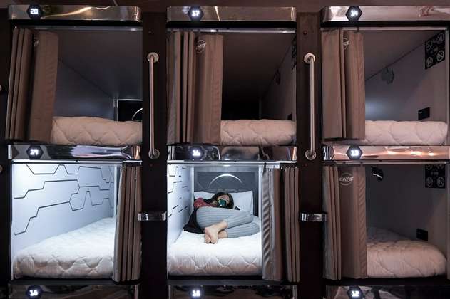 En fotos: ¿dormiría en una cápsula? así es la experiencia en Colombia