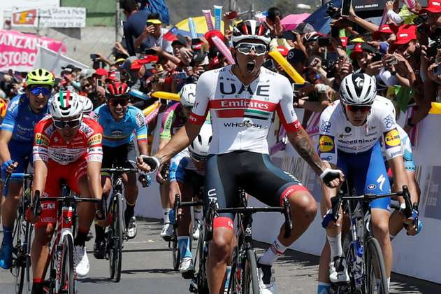 Sebastián Molano ganó la segunda etapa del Tour Colombia 2.1