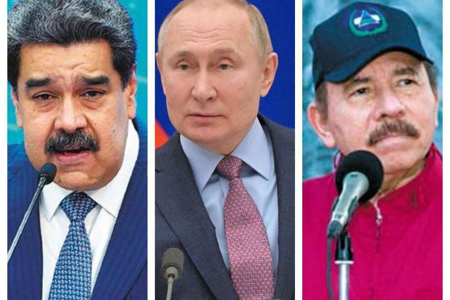 Nicolás Maduro y Daniel Ortega salieron a respaldar las medidas del presidente Vladimir Putin en Ucrania.