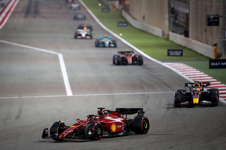 Charles Leclerc, en acción durante el Gran Premio de Baréin, el primero de la temporada 2022 de Fórmula 1.
