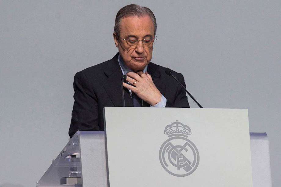 Florentino Pérez, presidente de Real Madrid.