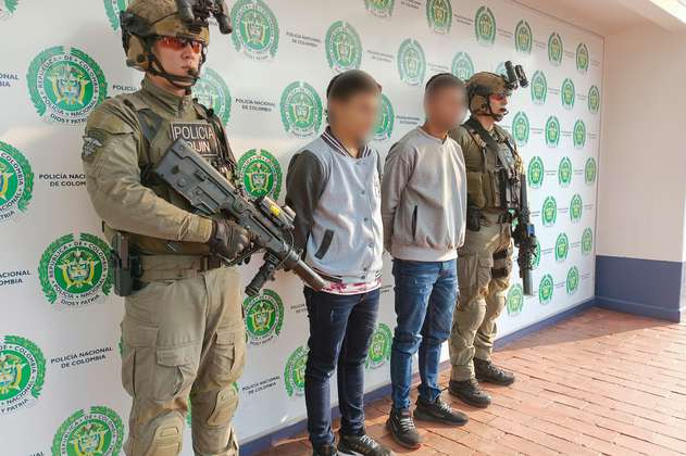 Capturan en Bogotá a supuestos responsables de asesinato de policías