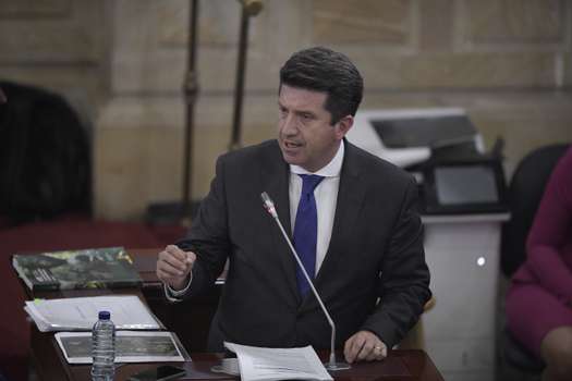 Diego Molano fue nombrado por Iván Duque como su ministro de defensa en enero del 2021.
